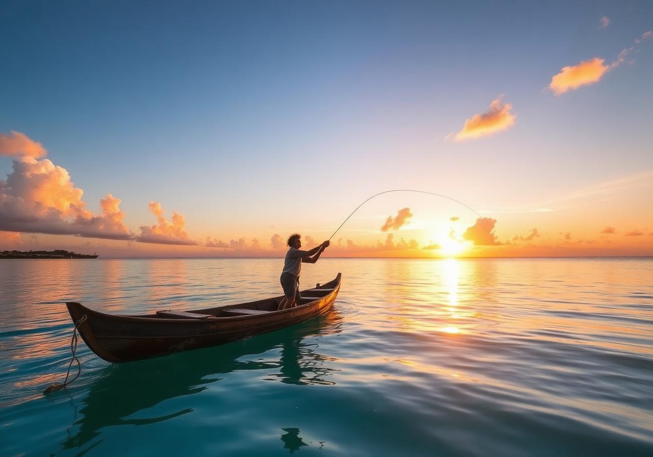 Traditionelles Angeln