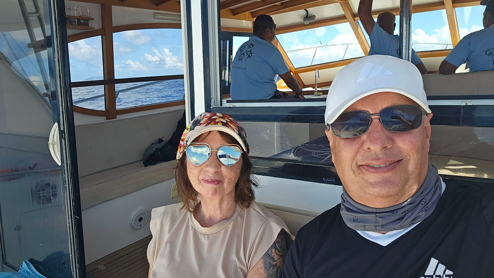 Trophy catches on the boat